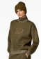 náhľad Dámska mikina Goldbergh Sizzle Turtle Neck Sweater Dark Olive Lurex Melange