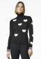náhľad Dámsky sveter Goldbergh Bacio Long Sleeve Knit Sweater Black/White