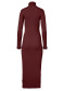 náhľad Dámske šaty Goldbergh Mireille Long Sleeve Knit Dress Vino Rosso