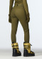 náhľad Dámske slim fit nohavice Goldbergh Sandy Ski Pants Dark Olive