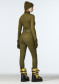 náhľad Dámske slim fit nohavice Goldbergh Sandy Ski Pants Dark Olive