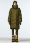 náhľad Dámska páperová bunda Goldbergh Chaleur Jacket Dark Olive  