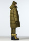 náhľad Dámska páperová bunda Goldbergh Chaleur Jacket Dark Olive  