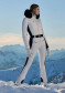 náhľad Dámska kombinéza Goldbergh Parry Long Ski Suit Faux Border White
