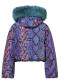 náhľad Dámska bunda Goldbergh Lucinda Ski Jacket Faux Border Snake Turchese