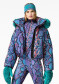 náhľad Dámska bunda Goldbergh Lucinda Ski Jacket Faux Border Snake Turchese