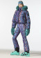 náhľad Dámska bunda Goldbergh Lucinda Ski Jacket Faux Border Snake Turchese