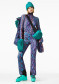 náhľad Dámska bunda Goldbergh Lucinda Ski Jacket Faux Border Snake Turchese