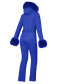 náhľad Dámska kombinéza Goldbergh Angele Ski Suit Faux Border Dazzling Blue