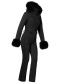 náhľad Dámska kombinéza Goldbergh Angele Ski Suit Faux Border Black