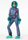 náhľad Dámska kombinéza Goldbergh Zafira Ski Suit Faux Border Snake Turchese