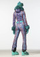 náhľad Dámska kombinéza Goldbergh Zafira Ski Suit Faux Border Snake Turchese