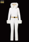 náhľad Dámsky overal Goldbergh Vita Ski Suit Faux Border Cream