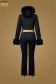 náhľad Dámsky overal Goldbergh Vita Ski Suit Faux Border Black