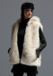 náhľad Newland N4 6846/0001 Lady Fur Vest Nature