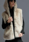 náhľad Newland N4 6846/0001 Lady Fur Vest Nature