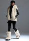 náhľad Newland N4 6846/0001 Lady Fur Vest Nature
