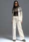 náhľad Dámske nohavice Newland N4 6756/0097 Lady Leg Pants Stone/White