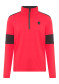 náhľad Pánska mikina Slim Fit Toni Sailer Victor Men First Layer Signal Red 442