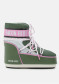náhľad Dámske snehule Moon Boot Icon Low Space Racing-GH01 Forest Green/Silver/Pink