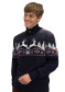 náhľad Pánsky sveter Dale of Norway Dale Christmas Mask Sweater Navy Offwhite Redrose