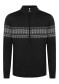 náhľad Pánsky sveter Dale of Norway Hovden Masť Jacket Darkcharcoal Lightcharcoal