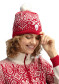 náhľad Čiapka Dale of Norway Winterland Hat Raspberry Offwhite Redrose