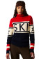 náhľad Dámsky sveter - Perfect Moment Schild Sweater Red/Navy