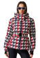 náhľad Dámska páperová bunda - Perfect Moment Candice Ski Parka Houndstooth