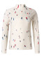 náhľad Perfect Moment 1/4 Zip Base Layer Top Dede Ski Print