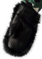 náhľad Dámske rukavice Perfect Moment Faux Fur Mitten Black