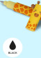 náhľad Legami Erasable Pen-Giraffe-Black Ink