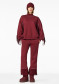 náhľad Dámsky sveter Goldbergh Frenzy crew neck sweater vino rosso