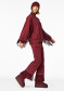 náhľad Dámsky sveter Goldbergh Frenzy crew neck sweater vino rosso