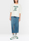 náhľad Dámske tričko Marc Cain AS 48.25 J37 T-Shirt Off-White 110