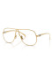 náhľad Slnečné okuliare Miu Miu MU A56S 5AK08N66 Gold/Clear blue-violet light filter