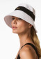 náhľad Dámsky klobúk Goldbergh Chapeau Bucket Hat White