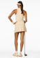 náhľad Dámsky top Goldbergh Caroline Sleeveless Polo Top Champagne
