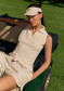 náhľad Dámsky top Goldbergh Caroline Sleeveless Polo Top Champagne