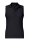 náhľad Goldbergh Caroline Sleeveless Polo Top Black