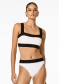 náhľad Dámske plavky Goldbergh Plonge Bikini Top White/Black