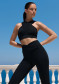 náhľad Dámska podprsenka Goldbergh Drape Bra Black