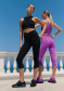 náhľad Dámske legíny Goldbergh Coasis Capri Tight Viola