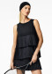 náhľad Dámsky top Goldbergh Bellavita Sleeveless Top Black