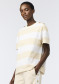 náhľad Dámske tričko Goldbergh Lido Short Sleeve Top Champagne/White