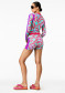 náhľad Dámsky top Goldbergh Rafaella Long Sleeve Zip Rashguard Turchese