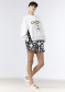 náhľad Dámska mikina Goldbergh Fico Sweater White