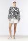 náhľad Dámska mikina Goldbergh Caprielle Sweater Black/White