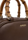 náhľad Marc Cain AC TJ.03 L31 Satchel Bag, Dark Wood 699