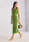 náhľad Dámske šaty Marc Cain AC 21.56 M25 Dress Garden Green 526